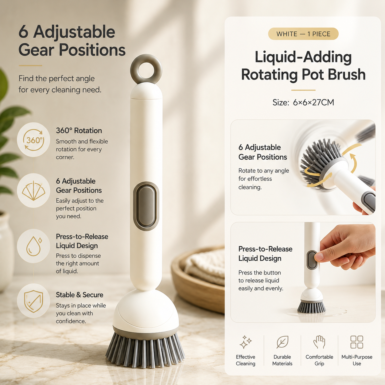 360° Dish Brush Pro