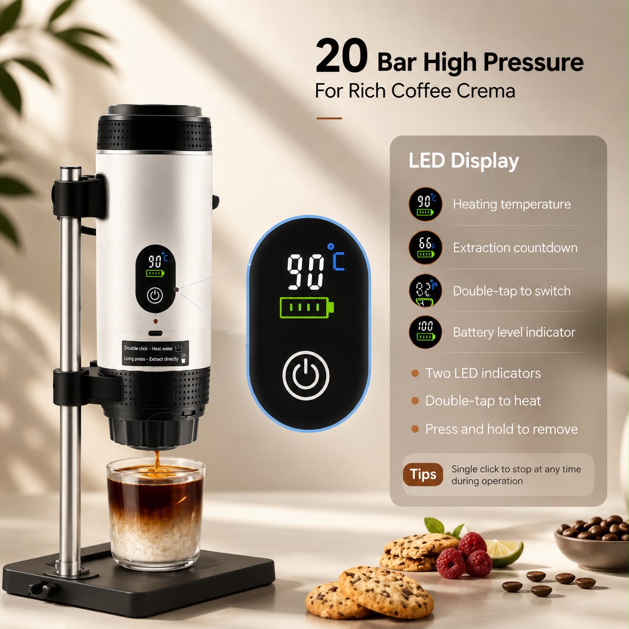 3-in-1 Portable Espresso Maker